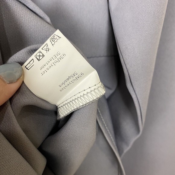 NWT SCARLET DARKNESS Bottoms Front Unlined Fitted Purple Jacket blazer Sz M - Picture 7 of 7